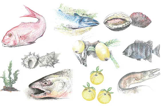 総料理長 田中の点描画